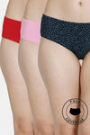 Rosaline Low Rise Full Coverage Hipster Panty (Pack of 3) - Multicolor — thumbnail 1